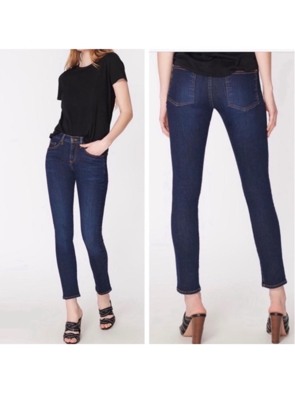 Veronica Beard Brooke 8.5” Skinny Jeans